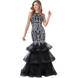 🆕NWT PROM BRIDESMAIDS Embellished Mermaid Gown